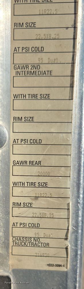 image for item EE7782 2008 Kenworth T300 truck cab and chassis