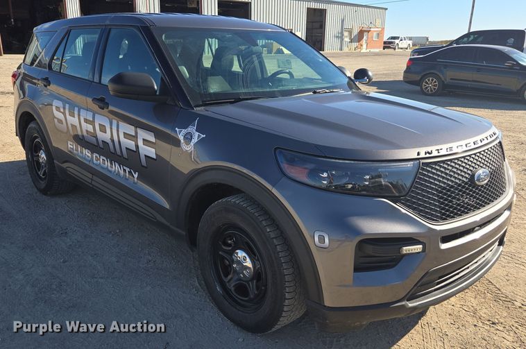 image for item EE7786 2020 Ford Explorer Police Interceptor SUV