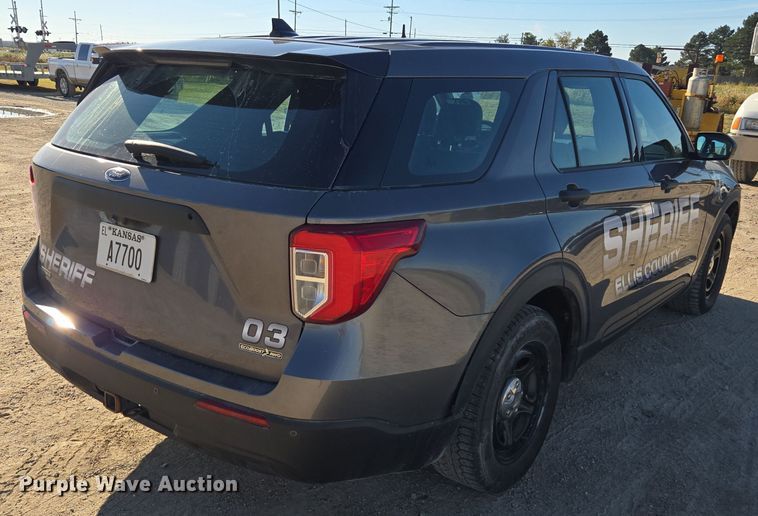 image for item EE7786 2020 Ford Explorer Police Interceptor SUV