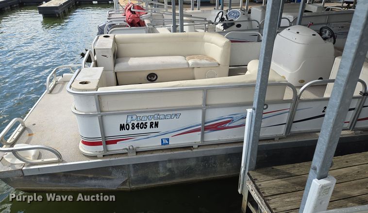 image for item EE8510 2009 Playcraft  Clipper 2400 pontoon boat