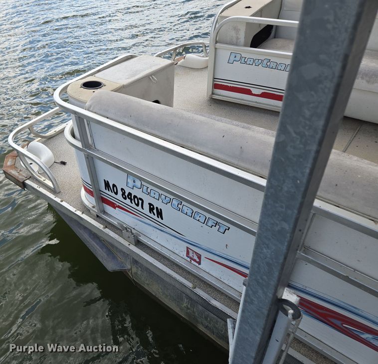 image for item EE8512 2009 Playcraft  Clipper 2400 pontoon boat