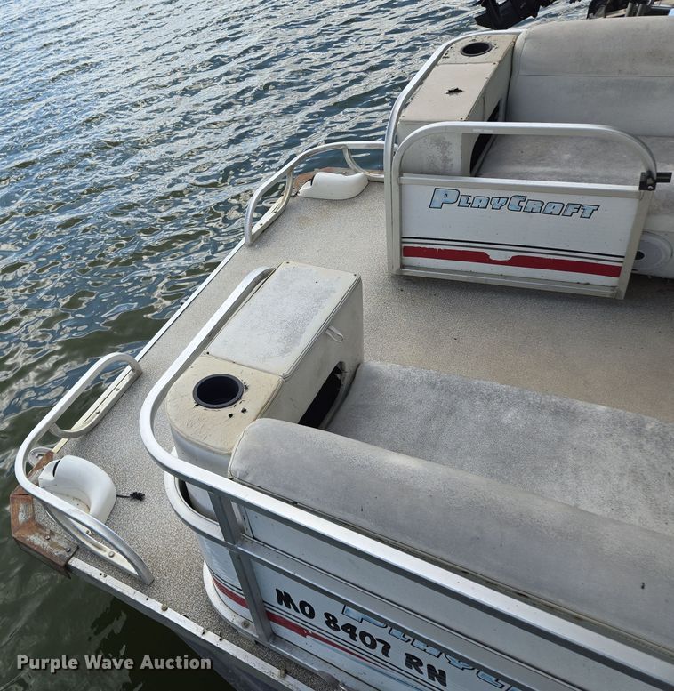 image for item EE8512 2009 Playcraft  Clipper 2400 pontoon boat