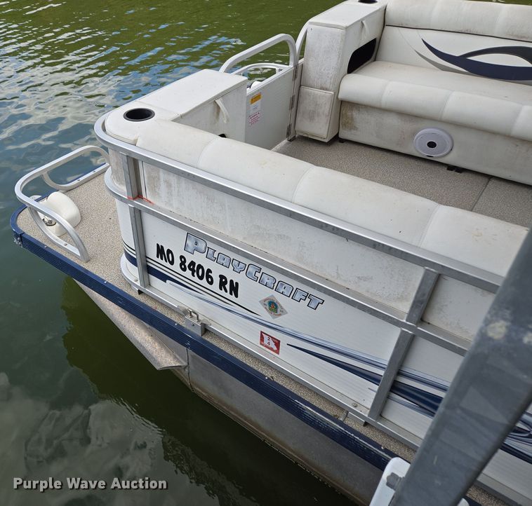 image for item EE8513 2009 Playcraft Clipper 2400 pontoon boat