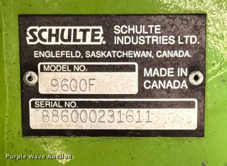 image for item EG6670 Schulte 9600F snow blower