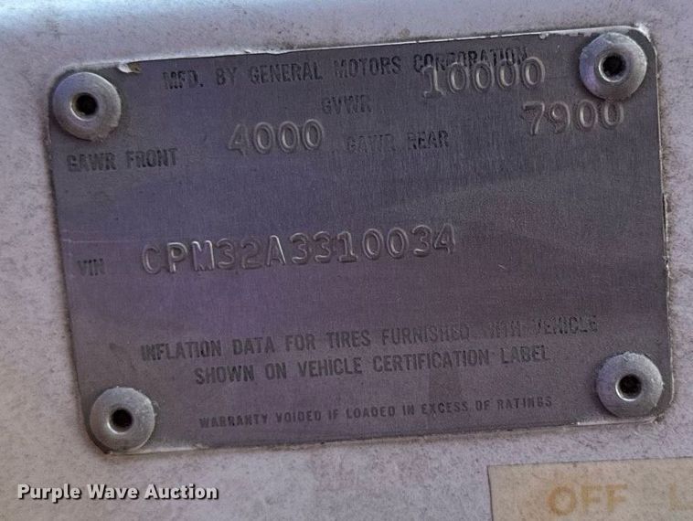 image for item EG6671 1980 Chevrolet rescue vehicle