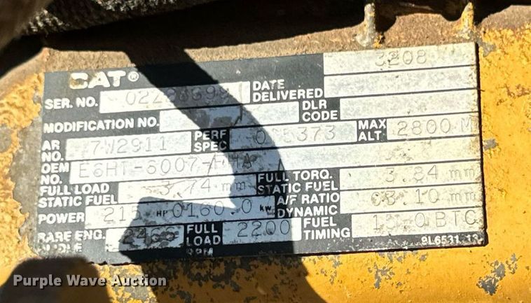 image for item EG6682 1986 Ford 8000 flatbed truck