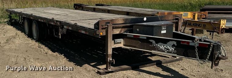 image for item EG6688 2004 Mustang Trailers BD15K30 tilt deck equipment trailer