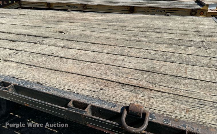 image for item EG6688 2004 Mustang Trailers BD15K30 tilt deck equipment trailer