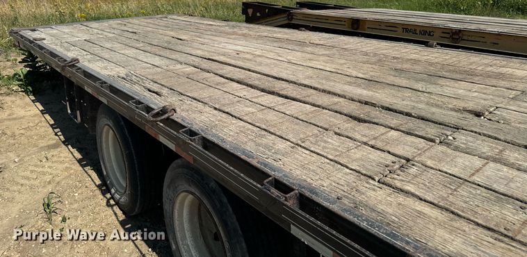 image for item EG6688 2004 Mustang Trailers BD15K30 tilt deck equipment trailer