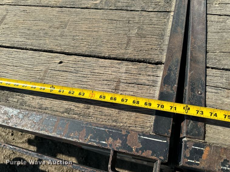 image for item EG6688 2004 Mustang Trailers BD15K30 tilt deck equipment trailer