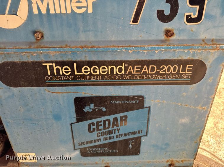 image for item EG6690 Miller Legend AEAD 200LE welder