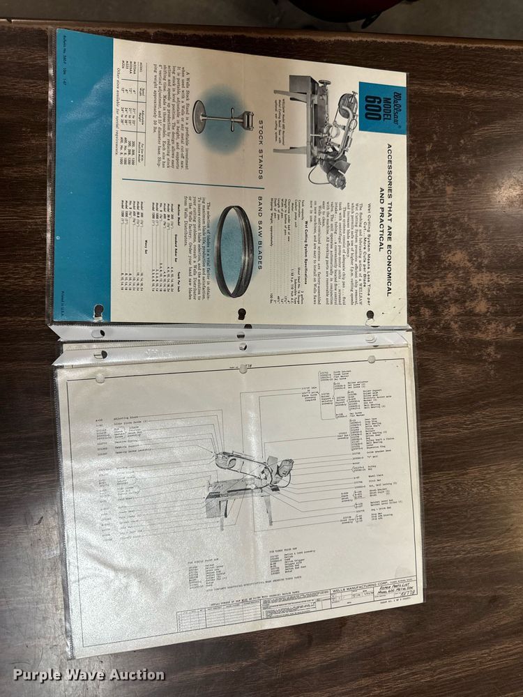 image for item EG6692 Wells 600 band saw