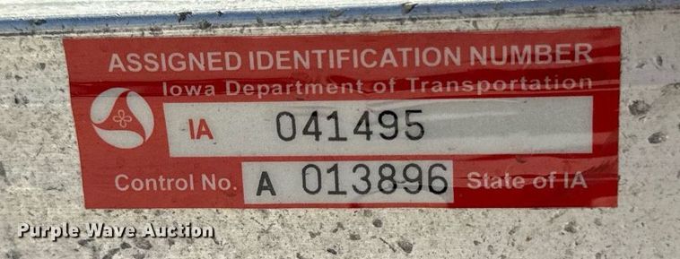 image for item EG6748 2014 Triton  XT snowmobile trailer