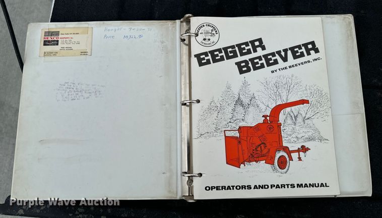 image for item EH4378 Eeger beever  290 wood chipper