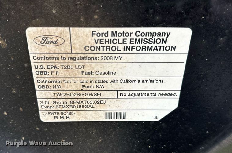 image for item EH7069 2008 Ford Escape XLT SUV