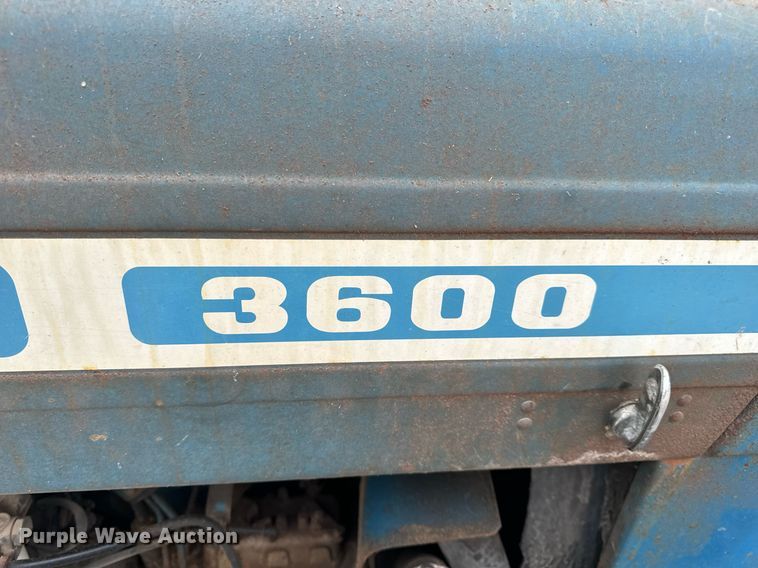 image for item EH7077 1980 Ford 3600 tractor