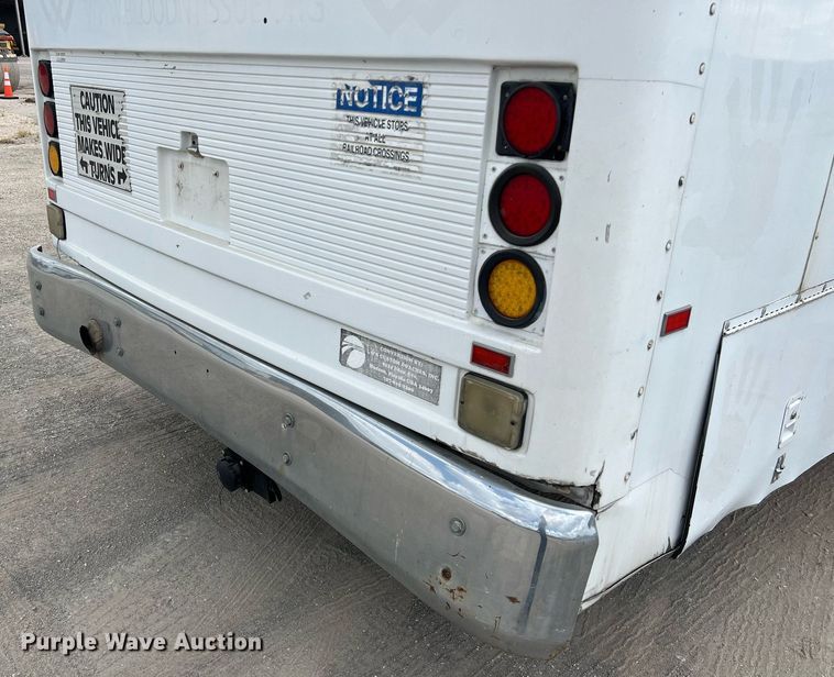 image for item EJ2999 2000 Blue Bird blood donation bus