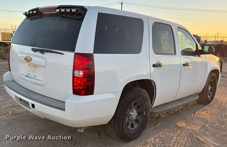 image for item EJ3036 2013 Chevrolet  Tahoe Police SUV