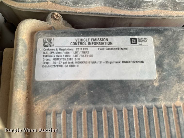 image for item EJ3038 2017 Chevrolet  Tahoe SUV