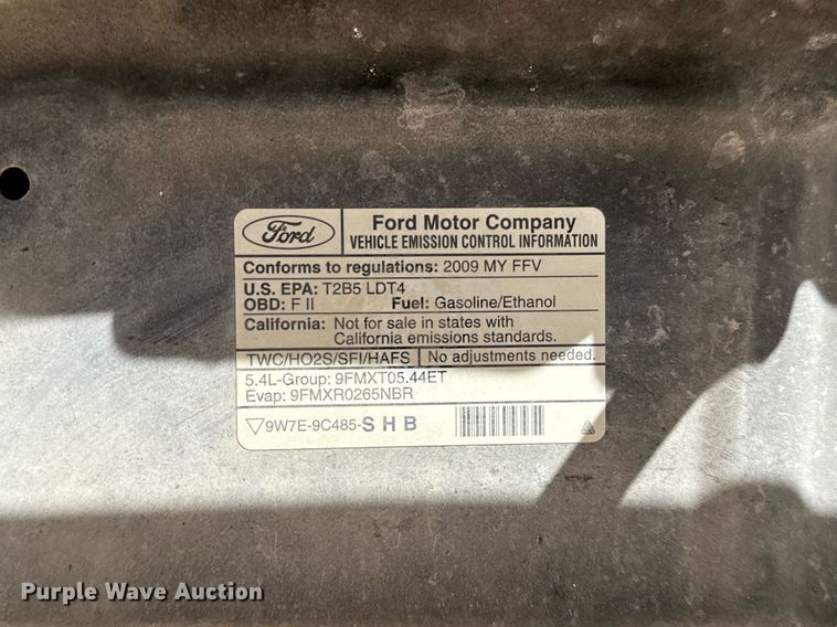 image for item EJ3046 2009 Ford F150 SuperCrew pickup truck