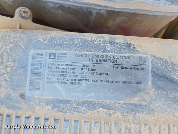 image for item EJ3047 2013 Chevrolet Tahoe Police SUV