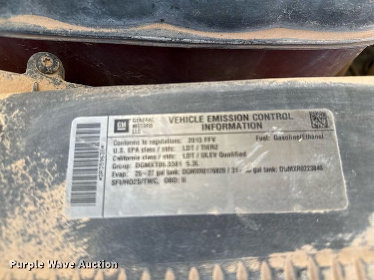 image for item EJ3051 2013 Chevrolet  Tahoe Police SUV