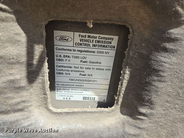 image for item EJ3054 2009 Ford fusion  