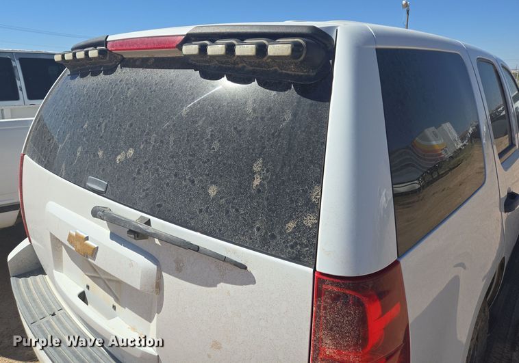 image for item EJ3056 2013 Chevrolet Tahoe Police SUV
