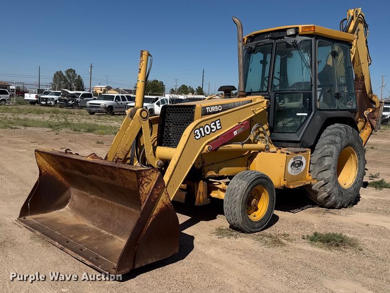 image for item EJ3057 1998 John Deere  310SE backhoe