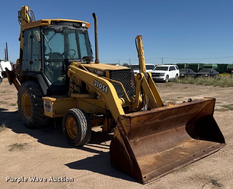 image for item EJ3057 1998 John Deere  310SE backhoe
