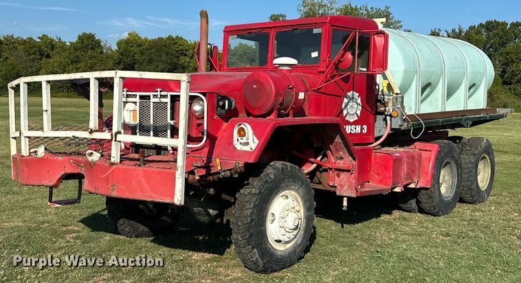 image for item EK0018 1972 AM General M818 brush fire truck