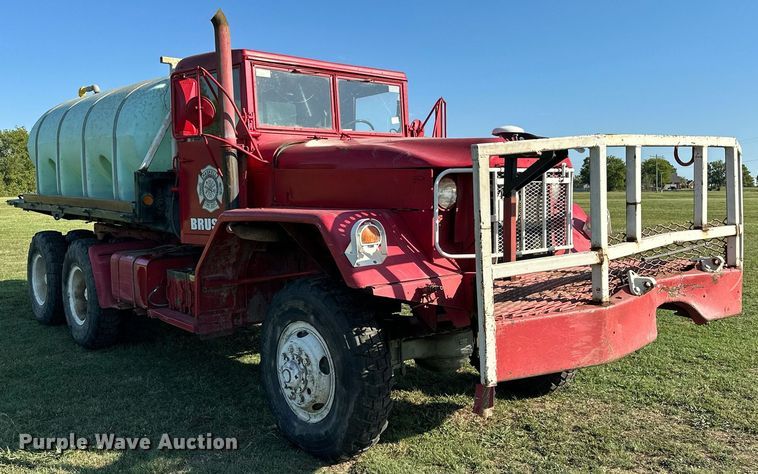 image for item EK0018 1972 AM General M818 brush fire truck