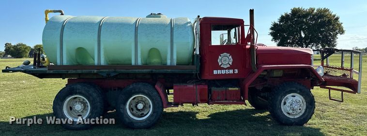 image for item EK0018 1972 AM General M818 brush fire truck