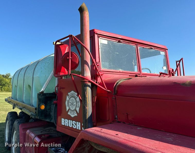 image for item EK0018 1972 AM General M818 brush fire truck