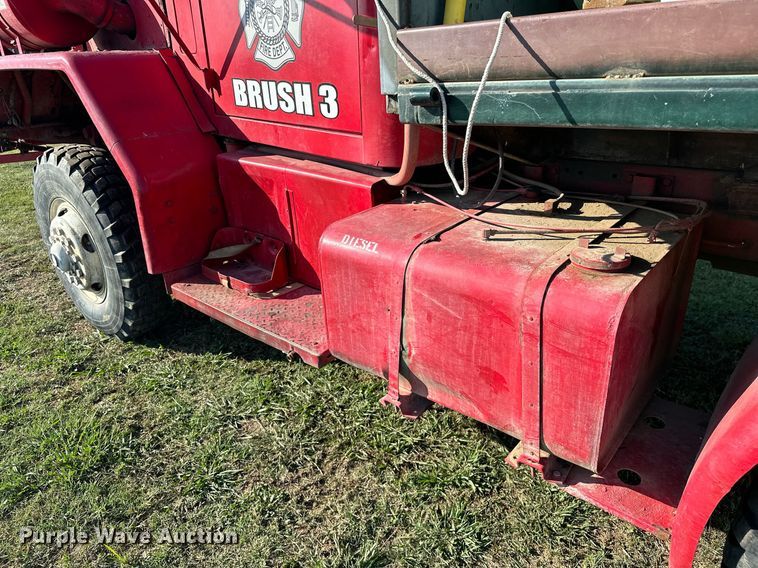 image for item EK0018 1972 AM General M818 brush fire truck