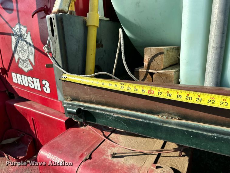 image for item EK0018 1972 AM General M818 brush fire truck