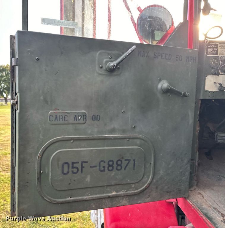 image for item EK0018 1972 AM General M818 brush fire truck