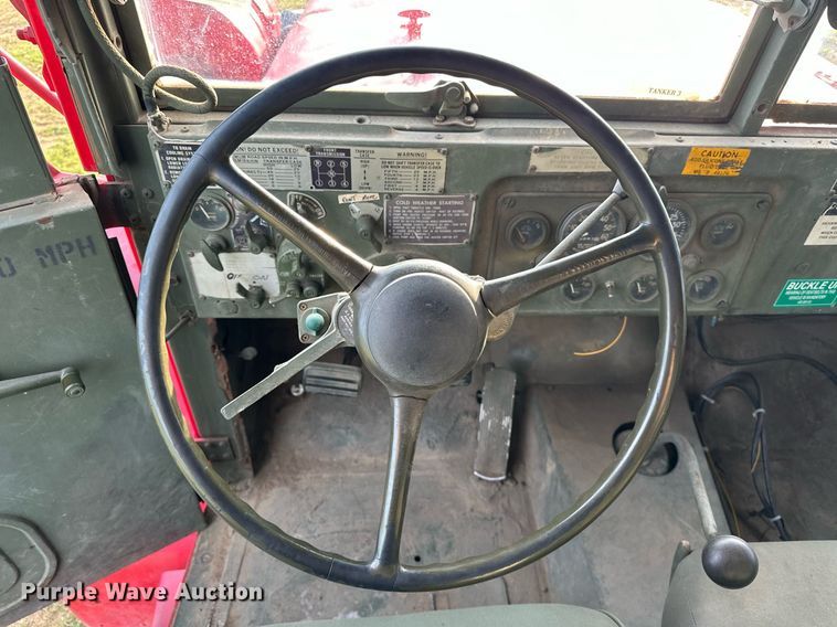 image for item EK0018 1972 AM General M818 brush fire truck