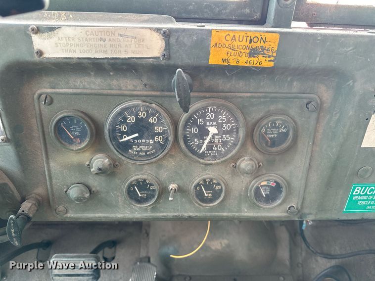 image for item EK0018 1972 AM General M818 brush fire truck