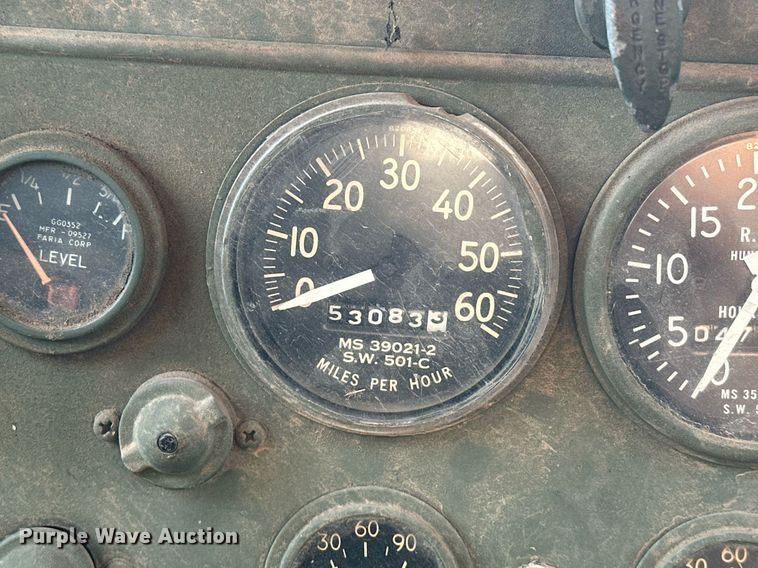 image for item EK0018 1972 AM General M818 brush fire truck