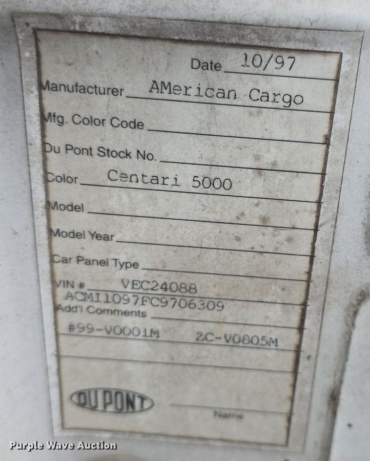 image for item EK2194 1997 Ford F450 Super Duty  box truck