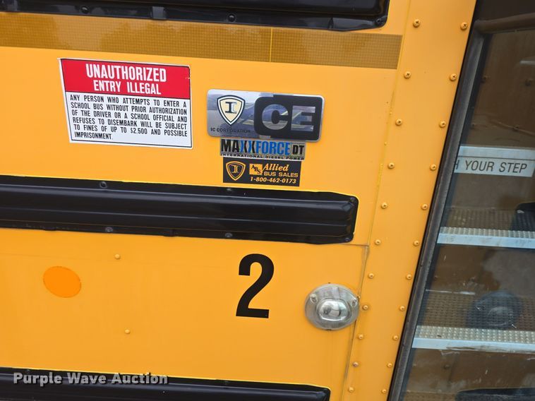 image for item EK2197 2012 IC PB10500 school bus