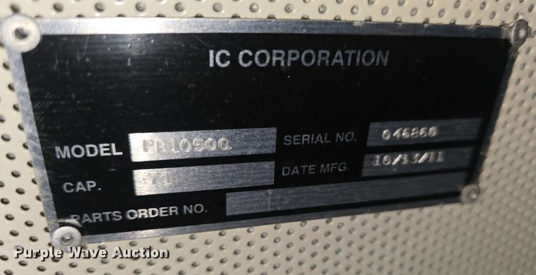 image for item EK2199 2013 IC PB10500 school bus