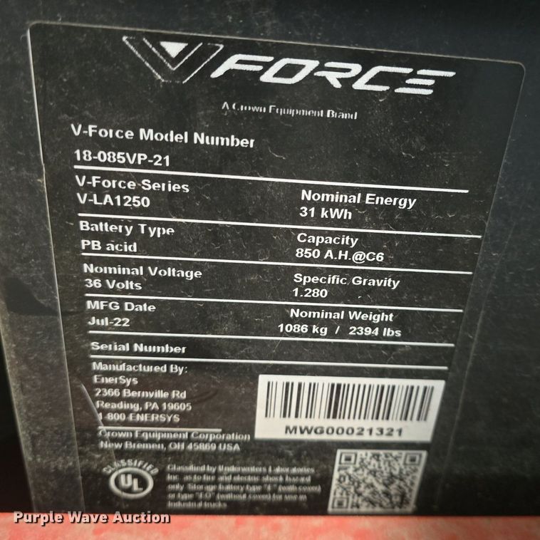 image for item EK2223 Tusk 400MBS-3 forklift