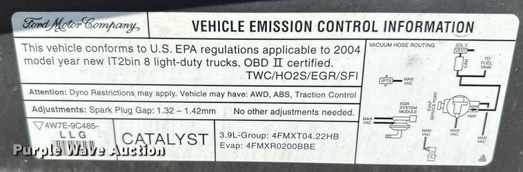 image for item EK3391 2004 Ford  Freestar SE van