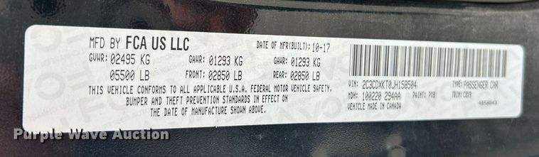 image for item EK3410 2018 Dodge  Charger Police  