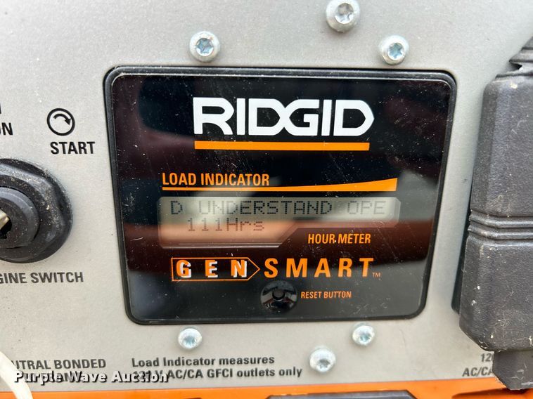 image for item EK3413 Ridgid  GenSmart generator