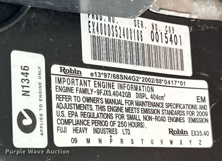 image for item EK3413 Ridgid  GenSmart generator