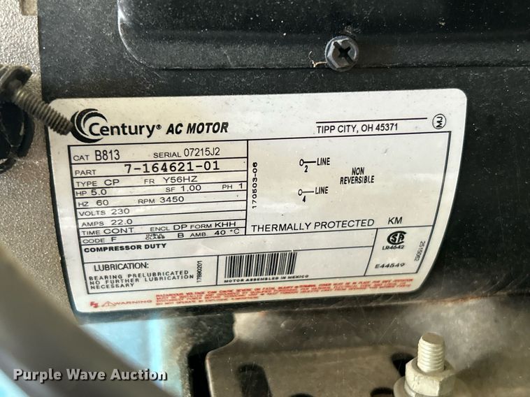 image for item EK3416 Puma TE5060V air compressor