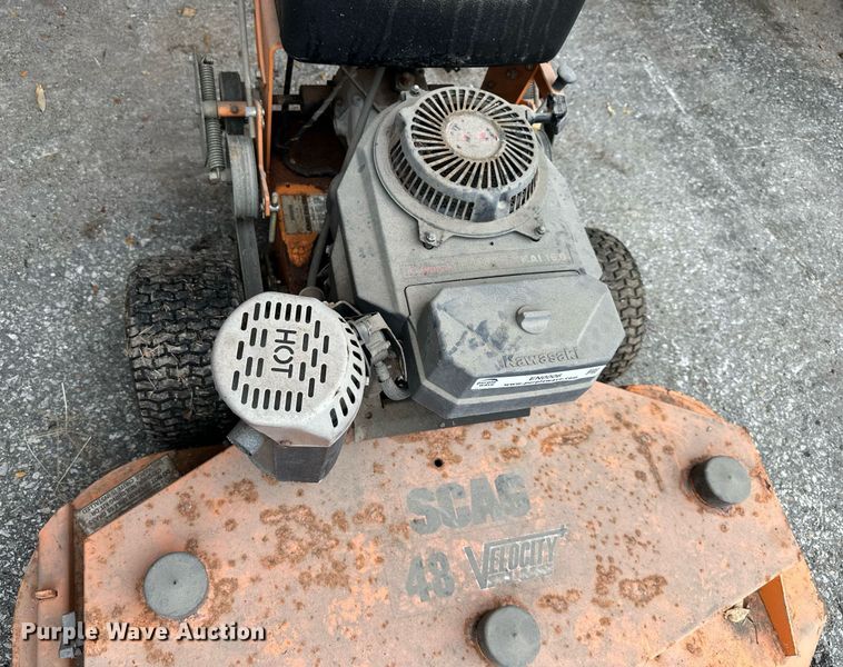 image for item EN0006 Scag  48 Velocity  lawn mower